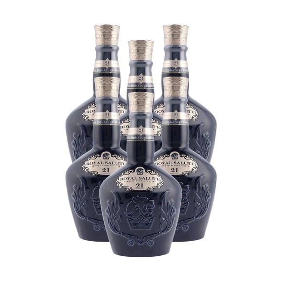 Pack de 6 Whisky Royal Salute 21 Años 700Ml Importado Royal Salute Royal Salute Royal Salute