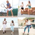 thumbnail image 7 of TAVENE Cushioned Sports Ankle Socks for Women, Soft Cotton Quarter Mini Crew Athletic Running Socks, 7 of 7