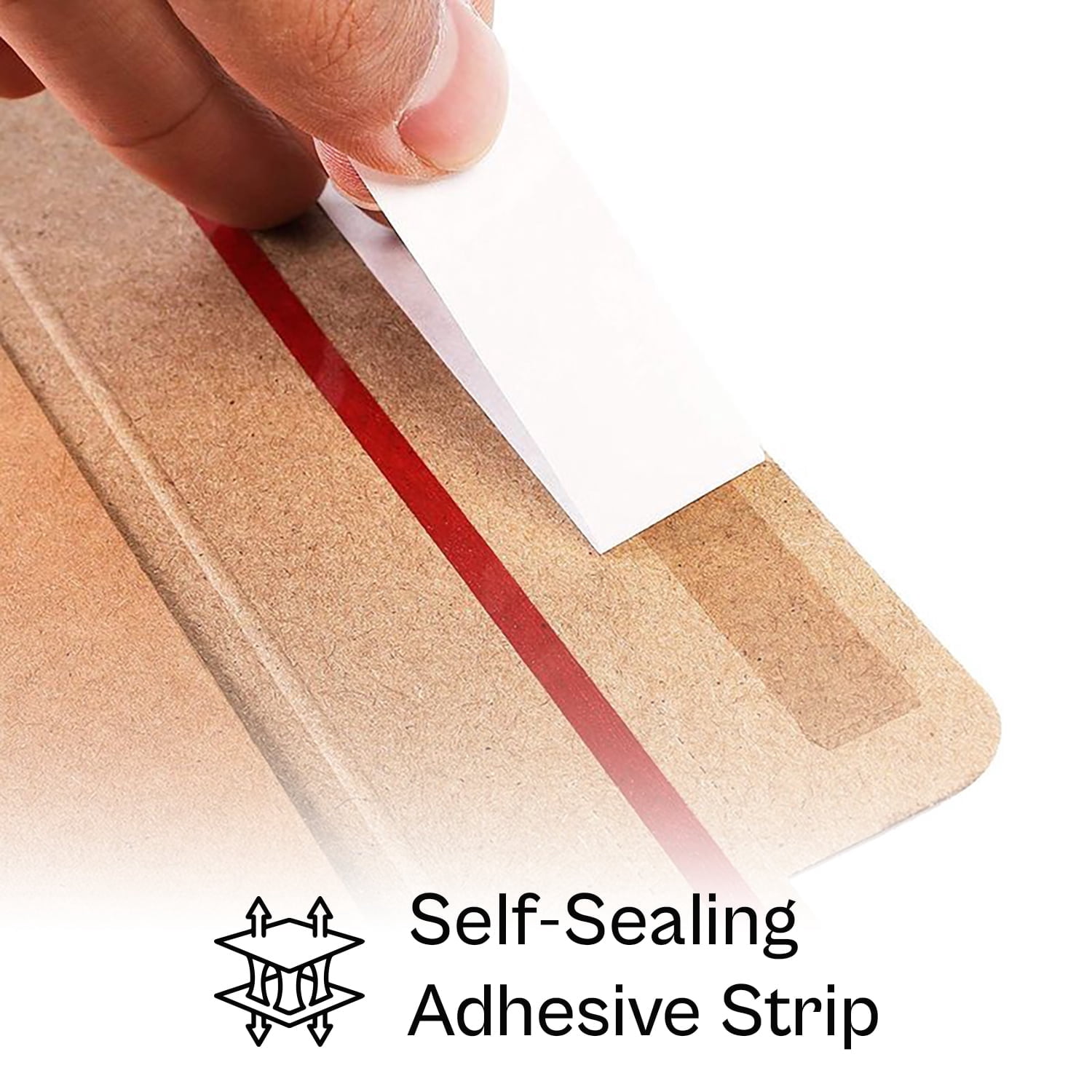 SSBM Kraft Rigid Mailers 6" x 8" Self-Seal Mailers Ideal for Flat Artwork, Images, and Sheets in Bulk 3600 Pieces