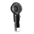 thumbnail image 4 of Ventilador de mano Ventilador personal Ventilador de escritorio Ventilador portátil compacto con rociador de agua para Negro, 4 of 9