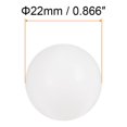 thumbnail image 2 of Unique Bargains PA66 Nylon Solid Plastic Balls 22mm G3 Precision Bearing Ball, 2 of 6