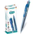 thumbnail image 1 of shiyou-HAUSER 4 In 1 Pens Ballpoint 4 Pc, 1.0 MM Colorful Pens, Blue/Black/Red/Green Pens For Note Taking, Multicolored Pens, Pens For School, Back To College Essentials, Back To School Supplies., 1 of 4