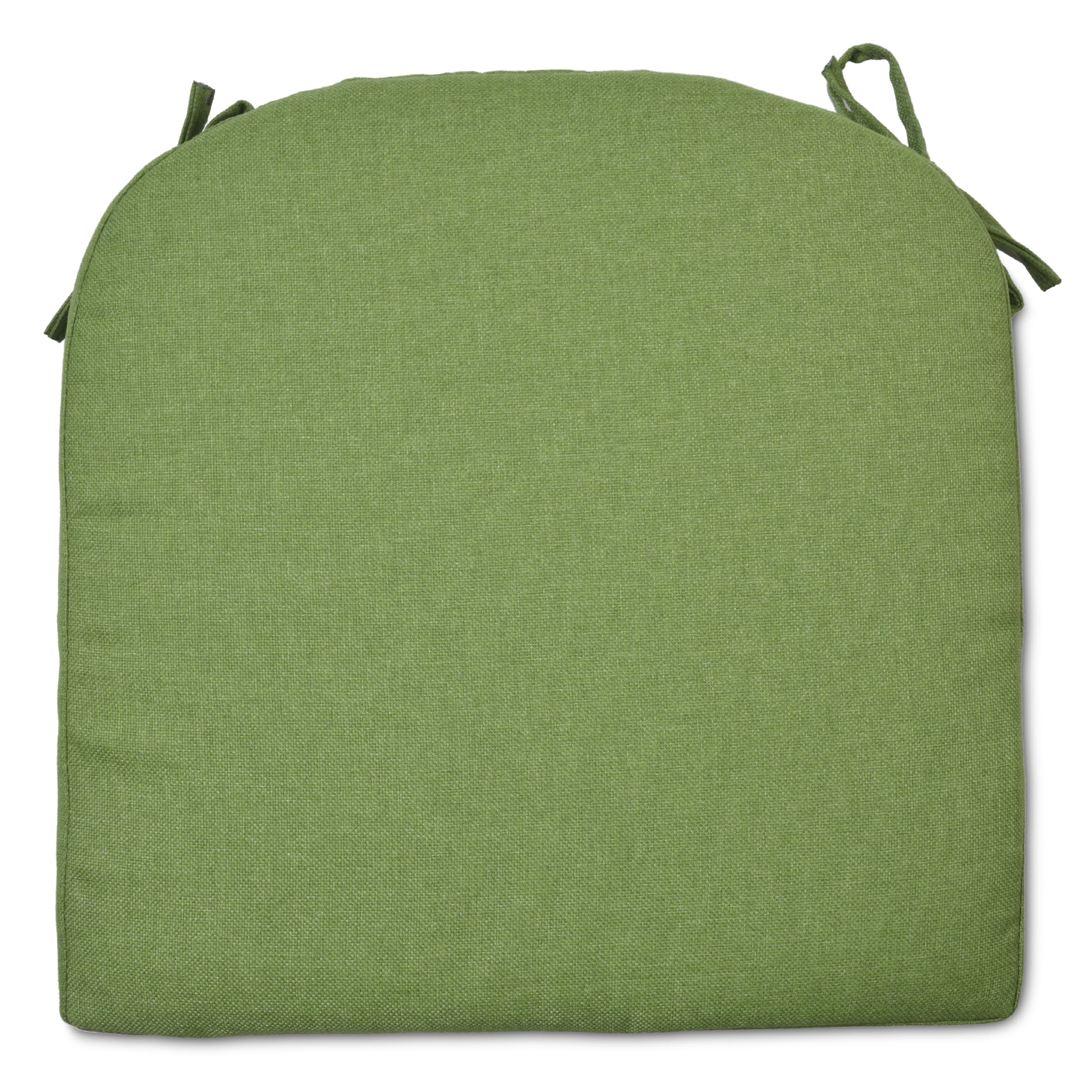 Decor Therapy Outdoor Patio Round Back Seat Cushion in Green
