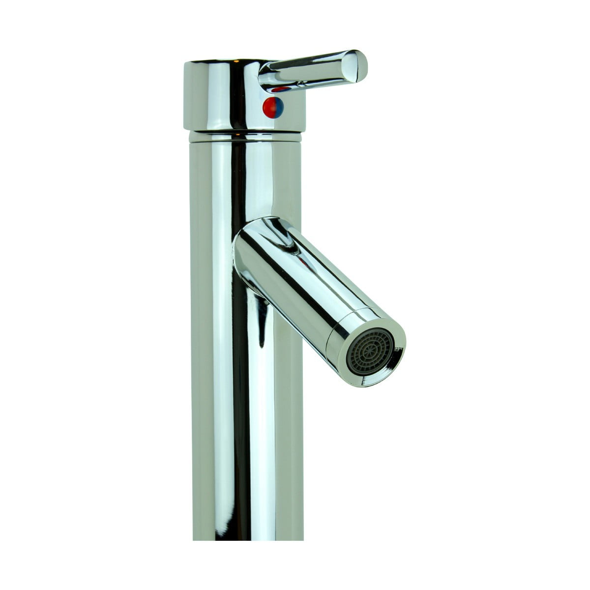 Renovator's Supply Single Hole Bathroom Sink Faucet Tall Modern Chrome 12" H Comes w/Supply Lines Included ANSI Compliant