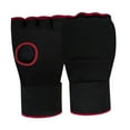 thumbnail image 2 of Siruishop Gants de Boxe Demi-Doigt pour Sparring MMA Muay Thai Noir et Rouge, 2 of 8