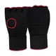 thumbnail image 2 of Vendas para manos de boxeo, guantes interiores acolchados, protección para manos, cómodas vendas para boxeo, correas de muñeca rápidas para ejercicio Negro y rojo, 2 of 8