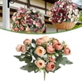 thumbnail image 2 of Peony Flower ,Artificial Flowers Peonies Bouquets for Wedding Party Table Centerpieces Floral Arransynthetic Gemstoneent Home Office Kitchen Decorations by Elapind, 2 of 7