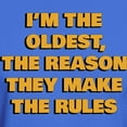 thumbnail image 3 of CafePress - I'm The Oldest Dark T Shirt - Men's Classic Graphic Cotton T-Shirt, 3 of 4