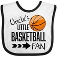 thumbnail image 3 of Inktastic Uncle's Little Basketball Fan Boys or Girls Baby Bib, 3 of 4