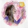 thumbnail image 2 of Women's Disney Wish Asha Watercolor Portrait  T-Shirt - White - Medium, 2 of 4