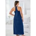thumbnail image 6 of Dreams & Co. Plus Size Breezy Eyelet Knit Long Nightgown, 6 of 6