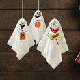 thumbnail image 4 of Cheer.US 30Pcs/Pcs Halloween Mini Ghost Hanging Decoration, White Fabric Ghost Party Decoration, Pumpkin Ghost Windsock Pendant for Patio Lawn Garden Party Holiday Decorations, 4 of 7