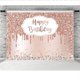 thumbnail image 5 of Fondo rosa dorado fiesta de cumpleaños brillante diamantes feliz cumpleaños fondo niñas dulce Feliz Sencillez, 5 of 5