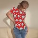 thumbnail image 3 of Fotbe Cute Baseball Body de Mujer con Cuello Redondo y Mangas Cortas, Sin Mangas Ajustado, Suave, Cómodo y Básico-Small, 3 of 7