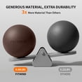 thumbnail image 4 of FITMIND Thickened Pilates Ball, 8in Core Ball for Physical Therapy, Ab Release and Core Workouts - Brown Coffee, 4 of 8
