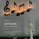 thumbnail image 3 of Candelabro de pared de metal, candelabros de pared, candelabros de pared modernos, candelabros colgantes para sala de estar, chimenea de granja, boda, 3 of 3