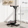 thumbnail image 2 of Twist Board Exercise Machine Waist Trainer with Handle Digital Display 330Lbs Capacity Adjustable Height 39.4-47.2 In Foldable Steel Core Workout Equipment Home Gym Fitness Training Balance Stepper, 2 of 7