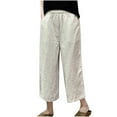 thumbnail image 2 of Kiplyki Wholesale Womens Capris Women's Fall Comfort Linen Pants, 2 of 5