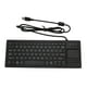 thumbnail image 2 of Teclado De Computadora Con Cable, Función HUB Ergonómica Compatible Con Más De 20000 Tiempos De Uso Teclado USB Mecánico Resistente Al Agua Portátil Para Computadora Portátil, 2 of 7