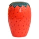 thumbnail image 2 of Florero en apariencia de fresa Centro de moderno Accesorios para fotografía Arreglo de flores Maceta para escritorio Chimenea Decoración de L BLESIY jarrones, 2 of 7