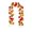 Style C, variant on Artificial Maple Leaf Garland, 5.7 ft Long Fall Decor with Pumpkin and Chrysanthemum Accents 1 Pack, for Halloween Thanksgiving Home Fireplace Staircase Wedding Autumn Decorations