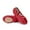 Red, variant on Xfvqtps Ballet Shoes for Girls Soft Sole Non Slip Cross Elastic Straps Solid Color Flash Dance Shoes for Gymnastics Performance Blue