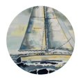 thumbnail image 4 of Orinice Sailboat Message Dreams Round Table Cover Stain Resistant Washable Indoor Outdoor Tablecloth Kitchen Dining Wedding Parties 100% Polyester Fiber 38-42, 4 of 8