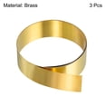 thumbnail image 3 of Brass Sheet Roll, Metal Foil Plate 1000mm x 25mm x 0.1mm, 3 Pack, 3 of 5