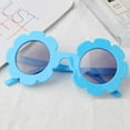 thumbnail image 4 of Lunettes de Soleil Rondes pour Bébé Lunettes Souples Lunettes Bleues, 4 of 8