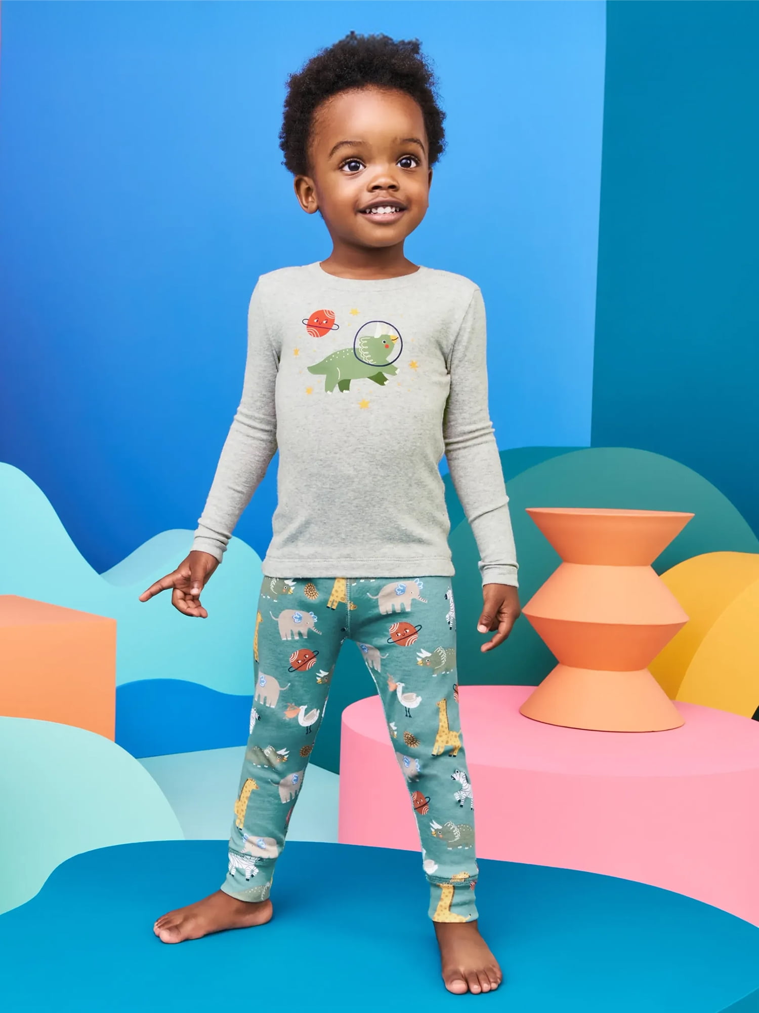 Garanimals Baby & Toddler Pajama Sets, 2-Piece & 6-Piece, Sizes 12M–6T