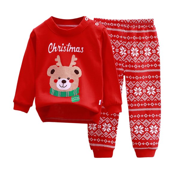 Pyjama pour Tout-Petits Garçons et Filles, Enfants, Pyjama à Manches Longues, Tenue d'Intérieur d'Automne, Mode, Vêtements pour Enfants, Douillet, Garçons, Doux, Vêtements de Nuit pour Bébé, Ensembles Garçon Tout-Petit 12 Mois Super 2 à Carreaux Brun 12-18 Mois