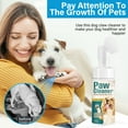 thumbnail image 4 of Waterless Dog Paw Cleaner Foam with Silicone Brush - No-Rinse Paw Cleaner for Dogs and Pets - 3.5 fl.oz Portable Paw Washer, 4 of 9