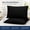 Black, variant on Ultra Thin King Size Bed Pillow Set of 2, Extra Soft Down Alternative Pillows for Stomach & Back Sleepers, Sage Green 20x36 Inches
