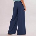 thumbnail image 5 of Cotton Sweatpants Women Camo Cargo Pants for Women Womens Wide Leg Pants Women's Dress Pants for Work Casual Work Pants Women Cargo Scrub Pants for Women Navy XL, 5 of 6