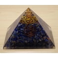 thumbnail image 3 of HARMONIZE Lapis Lazuli Reiki Crystal Energy&nbsp;Healing Spiritual Gemstone Pyramid, 3 of 5