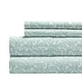 thumbnail image 3 of Aspire 100% Cotton 300 Thread Count Paisley Print 4-Piece Sheet Set, 3 of 5