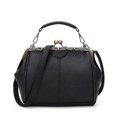 thumbnail image 1 of Exquisito bolso de mano retro hueco para mujer, bolso de hombro de cuero, bolso de mano de noche, bolso cruzado con cierre de broche, 1 of 5