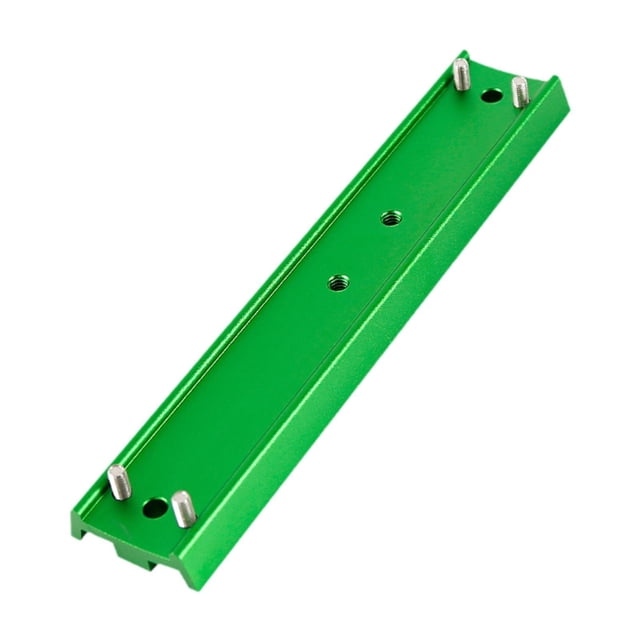 Placa de machuga del telescopio placa de metal resistente para instalar Premium Reemplazar XY220717 Placa de montaje Barra de riel Placa de montaje Verde