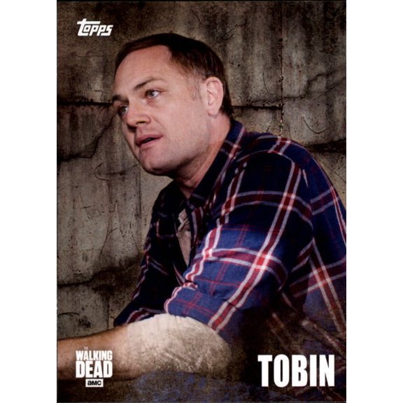 Collectible 2016 Topps Walking Dead Season 5 Characters #18C Tobin Official Trading Card