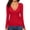 RD1, variant on Women's Wrap Ruched Sexy Deep V Neck Slim Fit Long Sleeve Lined T Shirt Tunic Tops Tee Womenâs Linen Button-Down Shirts for Summer Brown L