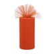 thumbnail image 1 of Carrete de rollo de tul de 6 "x 75 ', vestido de banquete de boda, regalo/artesanía de tela decorativa naranja Zulema Rollo de tul Tutu, 1 of 8