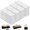 White, variant on WIFKLSIIPG 24 Pieces Tabletop Fire Ceramic Wool Wicks for Extended Tabletop Fire Sponge Wicks for Rubbing Fireplaces (4.7" X 2" X 0.2")