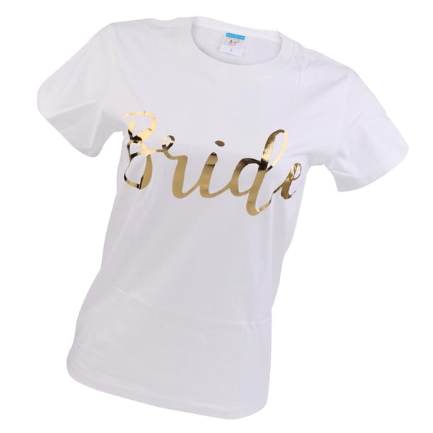 Camiseta de novia para mujer, ideal para despedidas de soltera. SG