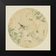 thumbnail image 2 of Unknown 12x12 Black Modern Framed Museum Art Print Titled - Oriental Bird Silk II, 2 of 5