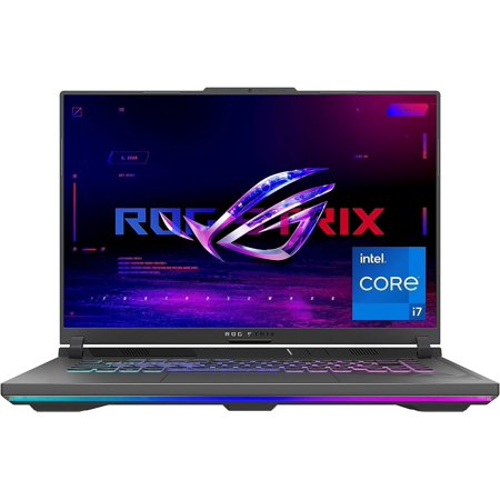 ASUS 2023 ROG Strix G16 Gaming Laptop, 16" FHD 165Hz Display, Intel 14-Core i7-13650HX (Up to 4.9GHz), GeForce RTX 4060, 64GB DDR5 RAM, 2TB SSD, Wi-Fi 6E, Bluetooth, 4 Zone RGB, Windows 11 Home
