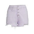 thumbnail image 5 of No Boundaries Juniors' High Rise Curvy Mom Shorts, 5 of 5