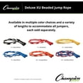 thumbnail image 5 of Champion Sports Deluxe XU Beaded Jump Rope, 6'L, Black/White, 5 of 5