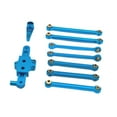 thumbnail image 2 of Almencla RC Car Steering Kits Upgrades High Strength Replaces Metal for Wltoys 1:12 RC Car 124006 12427 12427 12428 Crawler Model Accs blue, 2 of 8