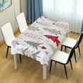 thumbnail image 7 of Coolnut Christmas Tree Tablecloth, Waterproof Washable Polyester Square Table Cover, Durable Tablecloth for Kitchen Dining Table Party Decor, 60"X 90", 7 of 7