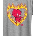 thumbnail image 3 of Hot Stuff - Hot Stuff Flame Heart - Women's Short Sleeve Graphic T-Shirt, 3 of 5